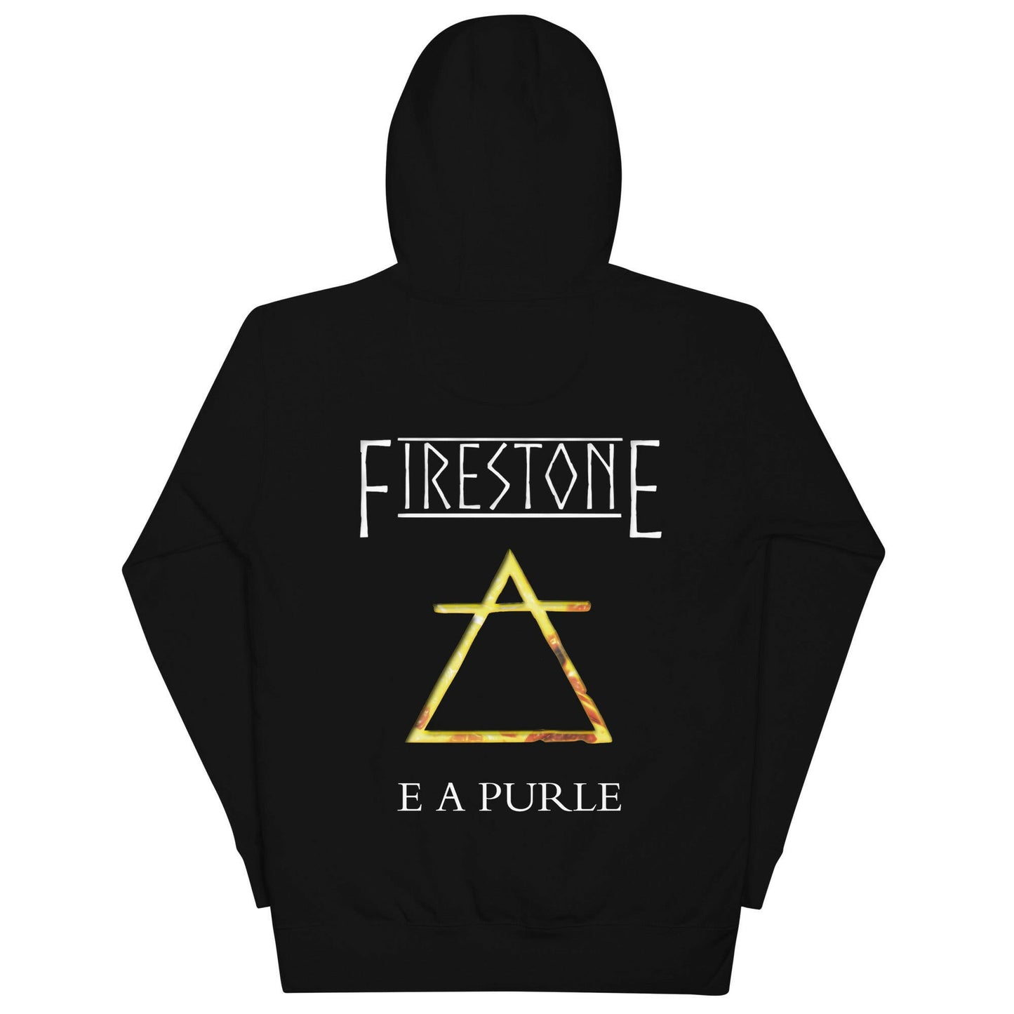 Picture of the back of the Firestone Hoodie
