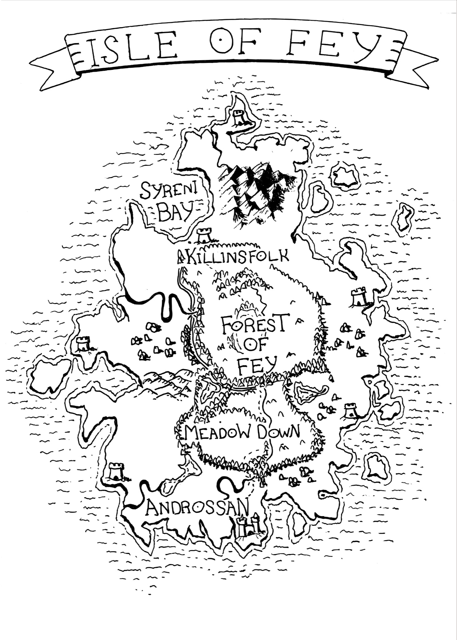 Map of the Isle of Fey